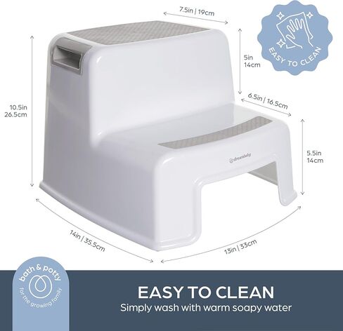 مقعد دريم بيبي 2-Up، رمادي/أبيض in Kuwait