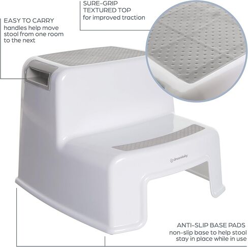 مقعد دريم بيبي 2-Up، رمادي/أبيض in Kuwait