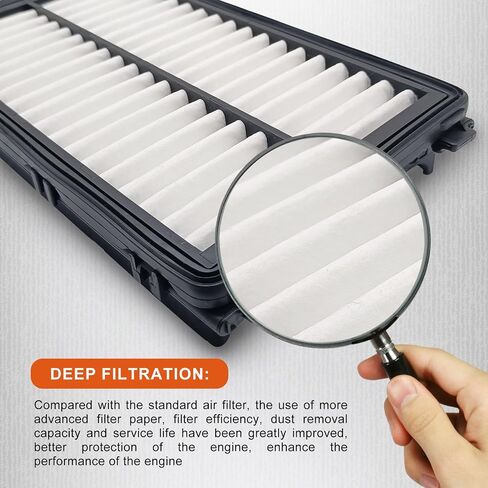 Engine Air Filter JH11911 for 2021-2023 Santa fe HYBRID 1.6L, 2022-2023 Tucson HYBRID 1.6L, 2020-2023 Sonata HYBRID 2.0L, 2023 Sportage HYBRID 1.6L, 28113-L5100, 28113-P0400 in Kuwait