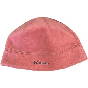 Columbia Unisex Agent Heat Omni-Heat Thermal Reflective Fleece Beanie Hat Cap (US, Alpha, Large, Peach)