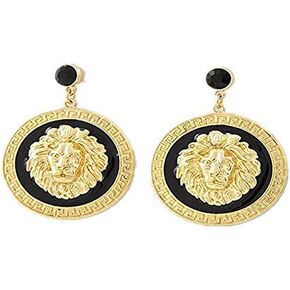 Basketball Wives Love and Hip Hop Lion Head Stud Earrings