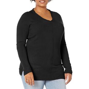 EVANS Women's Plus Size Jumper V Neck