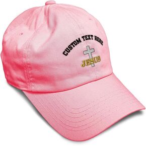 Soft Baseball Cap Christian Cross, Jesus Embroidery Redeemer Cotton Savior Dad Hats for Men & Women