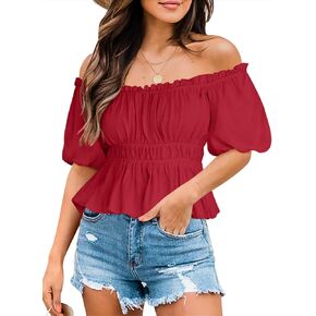 قمصان علوية نسائية بأكمام طويلة من DOROSE، مثيرة كاجوال بدون أكتاف in Kuwait