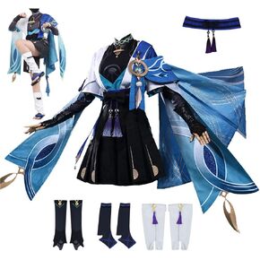 Kunikuzushi Cosplay Costume Scaramouche Wanderer Uniform Suit Outfits Halloween Carnival Suit for Women Men