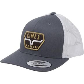 Kimes Ranch The Distance Trucker Snapback 6-Panel Hat Charcoal in Kuwait
