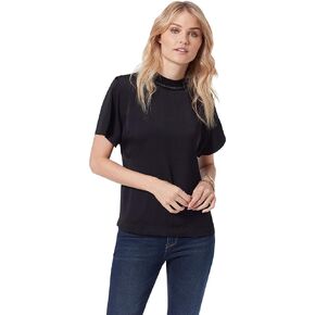 Sam Edelman Women's Leona Sweater Neck Satin Top