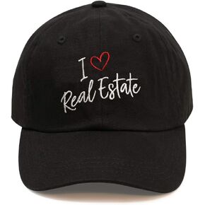 Real Estate Agent Cap - Great for Golf and Other Sports - Perfect Self Marketing Supply