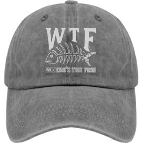 WTF Baseball Cap Hats for Men Fashion Pigment Black Mens Sun Hat Gifts for Boyfriends