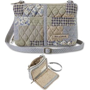 Bella Taylor Essentials Crossbody Purse with Built In Wallet