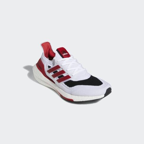 adidas Nebraska Ultraboost 21 Shoes Men's, White, Size 10.5 in Saudi Arabia