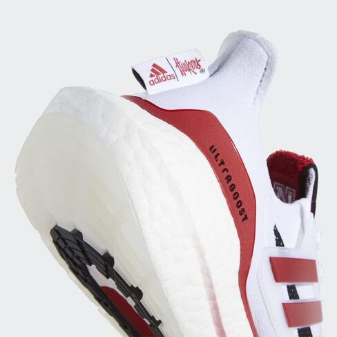 adidas Nebraska Ultraboost 21 Shoes Men's, White, Size 10.5 in Saudi Arabia