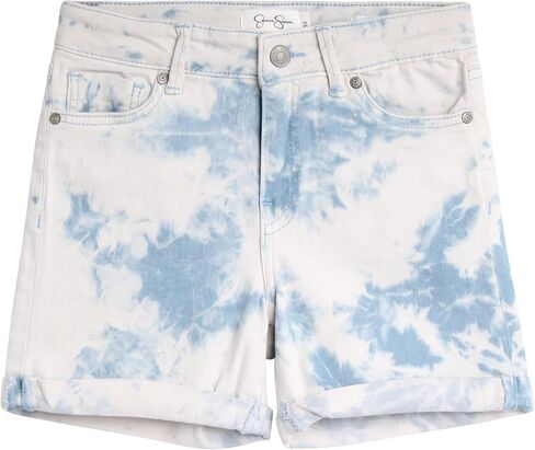Jessica Simpson Girls' Shorts - 5 Pocket Stretch Denim Jean Short - Distressed Denim Acid Washed Jean Shorts for Girls (7-16) in Saudi Arabia