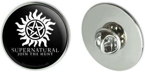 Supernatural Anti Possession Symbol Metal 1.1" Tie Tack Hat Lapel Pin Pinback in Kuwait