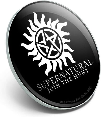 Supernatural Anti Possession Symbol Metal 1.1" Tie Tack Hat Lapel Pin Pinback in Kuwait