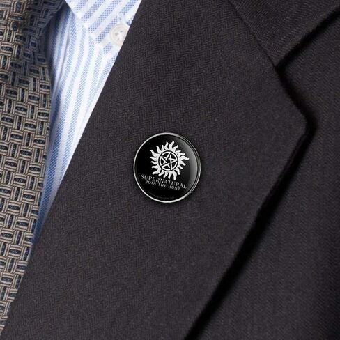 Supernatural Anti Possession Symbol Metal 1.1" Tie Tack Hat Lapel Pin Pinback in Kuwait