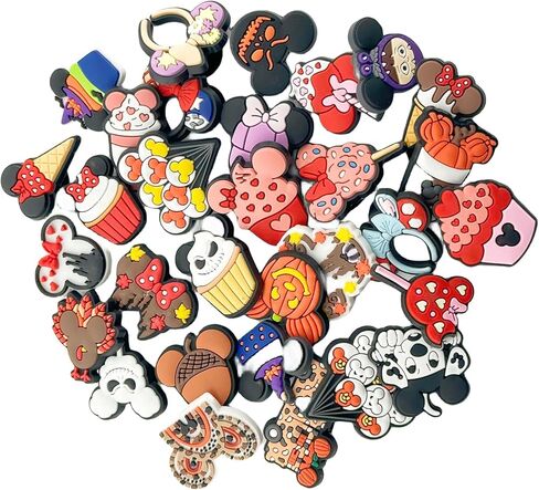 31 PCS Shoe Charms for Shoe Charms, Clog Decoration Cartoon Anime Charms Shoe Accessories, Cartoon Pvc Shoe Charms Decoration for Teens Boys Girls Men Women Party Birthday in Kuwait