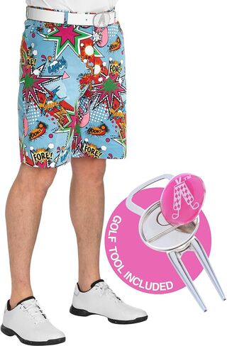 شورت جولف منقوش للرجال من Royal & Awesome in Kuwait