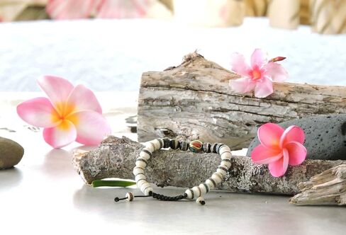 Embedded Medicine Bracelet Yoga Healing Beads Adjustable Wrist Mala Many Color Choices (White/Black/) in Kuwait