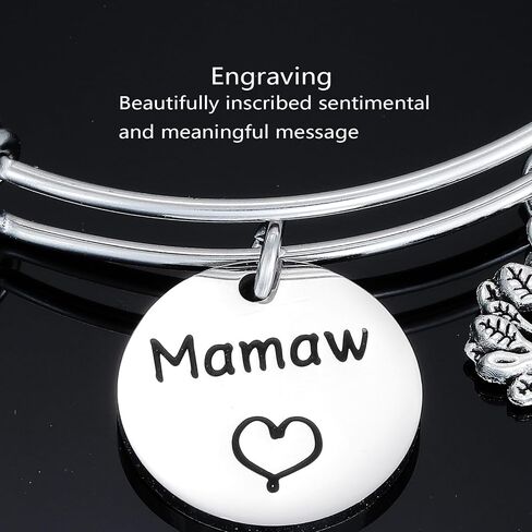 Mamaw Gifts Bracelet for Women Best Mamaw Ever Bracelets Maw Maw Present Ideas Jewelry for Mamaw Bracelet in Saudi Arabia