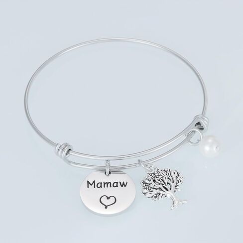 Mamaw Gifts Bracelet for Women Best Mamaw Ever Bracelets Maw Maw Present Ideas Jewelry for Mamaw Bracelet in Saudi Arabia