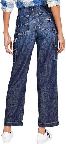 جينز تومي جينز نسائي قطن كاربنتر واسع الساق أزرق 29 in Kuwait