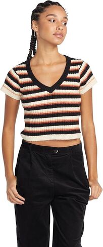 Volcom Women's Cheeky Bird Short Sleeve Sweater Top in Saudi Arabia