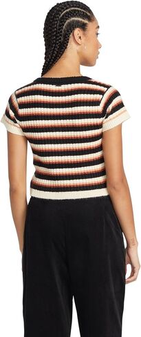 Volcom Women's Cheeky Bird Short Sleeve Sweater Top in Saudi Arabia