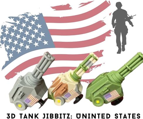 3pcs 3D US Tank Design Shoe Charms Tank Key Chain Collection 3D Clog Shoes ديكور وإكسسوارات لأحذية القبقاب، أحذية DIY سحر الهدايا للأولاد 5 6 7 8 9 10 11 12 13 14، الفتيات والرجال والنساء in Kuwait