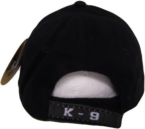 قبعة K-9 K9 Unit Police Law Enforcement بحروف بيضاء مطرزة باللون الأسود in Kuwait