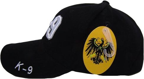 قبعة K-9 K9 Unit Police Law Enforcement بحروف بيضاء مطرزة باللون الأسود in Kuwait