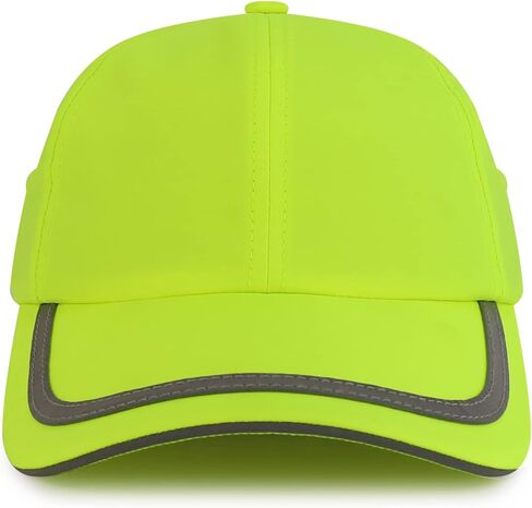 Trendy Apparel Shop Reflective Stripes High Enhanced Visibility Unstructured Safety Cap in Saudi Arabia