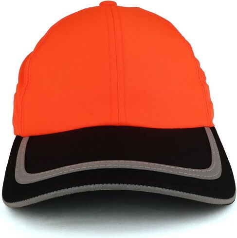 Trendy Apparel Shop Reflective Stripes High Enhanced Visibility Unstructured Safety Cap in Saudi Arabia