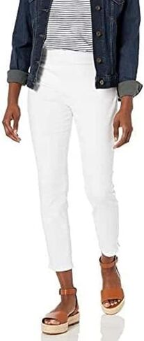 NYDJ Women's Pull ON Skinny Petite, Optic White, 00P in Saudi Arabia