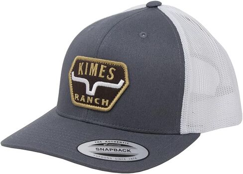 Kimes Ranch The Distance Trucker Snapback 6-Panel Hat Charcoal in Kuwait