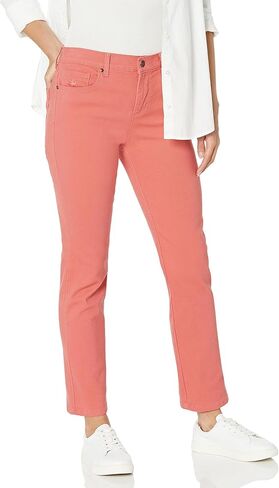 Gloria Vanderbilt Women's Amanda Classic High Rise Tapered Jean, Persimmon, 16 Petite in Kuwait