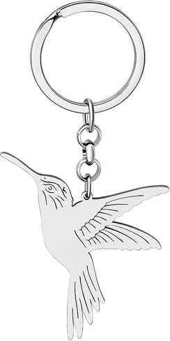 RAIDIN Stainless Steel Gold Cute Hummingbird Pigeon Birds Keychain Keyring for Women Girls Gift Car Purse Keys Accessories in Saudi Arabia