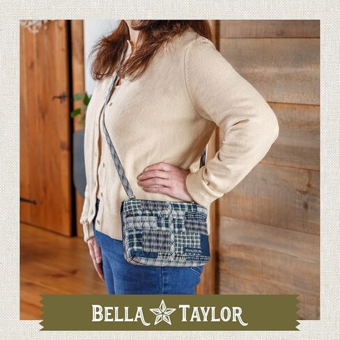 Bella Taylor Essentials Crossbody Purse with Built In Wallet in Saudi Arabia