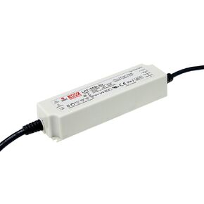 MEAN WELL LPF-60D-30 Class 2 Switching LED Driver Power Supply, IP67 Encapsulated, 3 in 1 Dimming, 30VDC, 2 Amp, 60 Watt