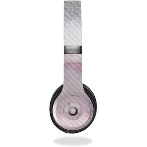 Carbon Fiber Headphone Skin Compatible with Beats Solo 4 - Girly Marble Dazzle - Premium 3M Vinyl Protective Wrap Decal Cover - Easy to Apply | Crafted in The USA by MightySkins