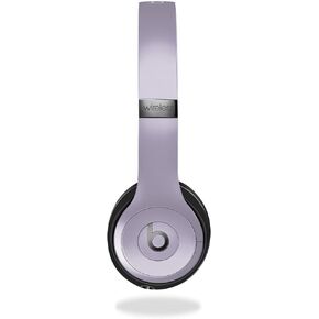 Skin Compatible with Beats Solo 4 - Solid Lilac - Premium 3M Vinyl Protective Wrap Decal Cover - Easy to Apply | Crafted in The USA by MightySkins