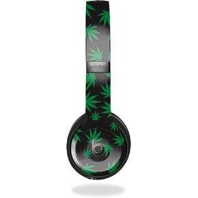 Skin Compatible with Beats Solo 4 - Marijuana - Premium 3M Vinyl Protective Wrap Decal Cover - Easy to Apply | Crafted in The USA by MightySkins