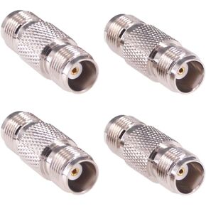 4pcs TNC Female to Female RF Coaxial Coax Adapter TNC to TNC Connector(F148-4)