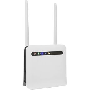 4G LTE FDD TDD SIM Card Router 4 LAN Port Outdoor CPE Router 4G LTE CPE SIM Card Router Hotspot Routers (CP9 US Plug)