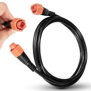 Replacement Part for Lowrance Ethernet Cable Cat6 Cable, 15-Feet, Black Finish, High-Speed, Plug and Play Fit for GlobalMap StructureScan Radar