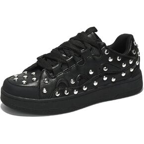 Cape Robbin Platform Sneakers for Women Chunky Sneakers for Women - Glitter Sneakers Women's Fashion Sneakers - Rhinestone Shoes for Women (Rani)