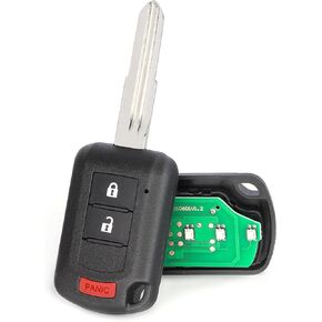 Remote Car Key Fob Replacement for Mitsubishi Lancer Mirage G4 Outlander Sport Eclipse Cross 2018-2021 FCC ID: OUCJ166N, P/N: 6370C135 315MHz ID47 Chip