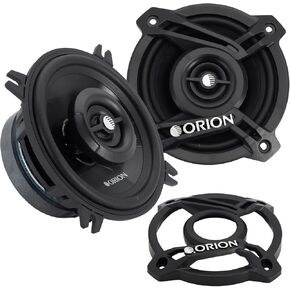 Orion Cobalt Series CB42 4" 2-Way Coaxial Car Speakers, 160W, 4 Ohms, Full Range, Enhanced Bass, Polypropylene Cone & Butyl Rubber Surround, Easy Install (Pair)