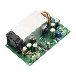 DC-DC 600W 25A Step Down Power Supply w/Fan Buck Adjustable Voltage Converter Module 12-75V to 2.5-50V for arduino Board Module