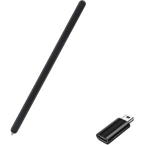 Galaxy Z Fold 6/5 S Pen Fold Edition for Samsung Galaxy Z Fold6/5 5G Slim S Pen Galaxy Z Fold 5 S Pen for Samsung Galaxy Z Fold6 Galaxy S Pen 6 Fold Edition Stylus EJ-PF946BBEGWW with Adaptors(Black)